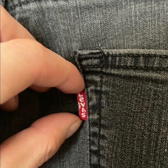 Levis 511 Slim Fit Jeans Size 34x30 In Faded Black - Picture 4 of 11